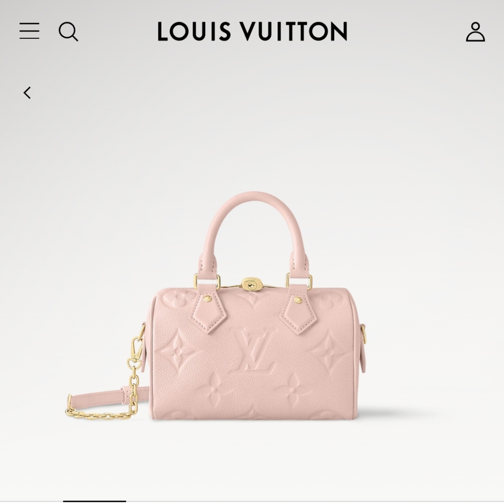 Louis Vuitton Speedy Bandouliere 20 - pink